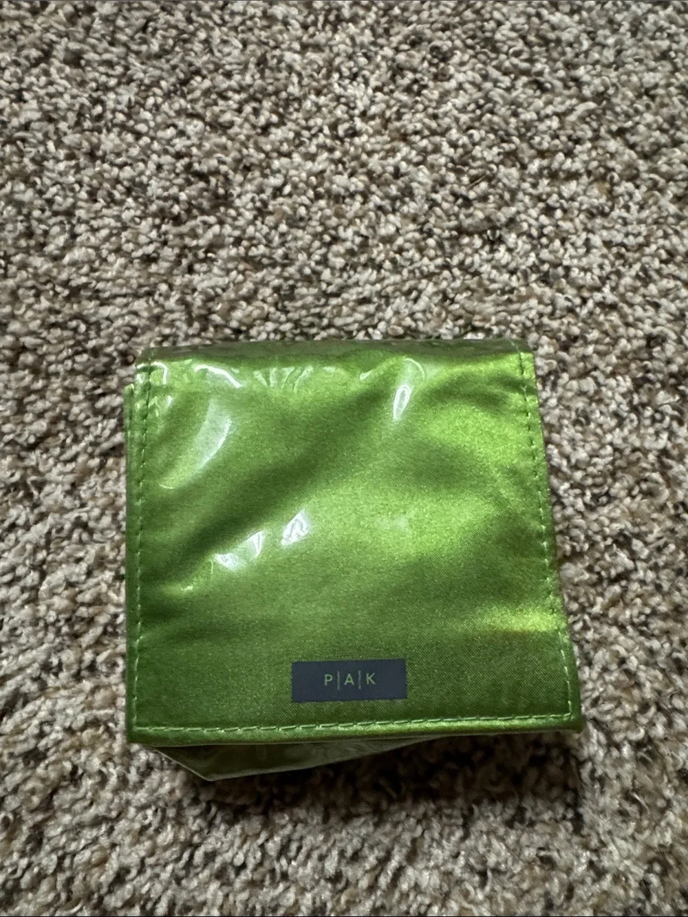 Green Kids Foldable Accessory Pouch
